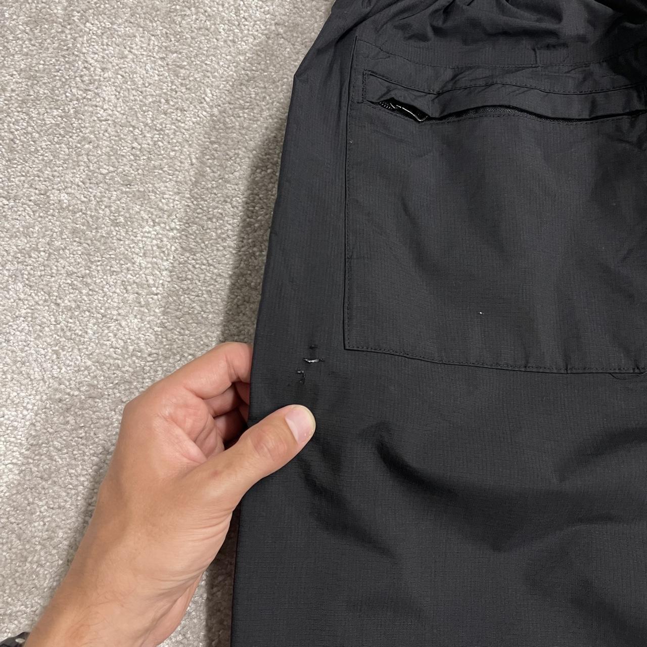 Dickies baggy waterproof tracksuit bottoms black Wide leg lined waterproof technical trousers
