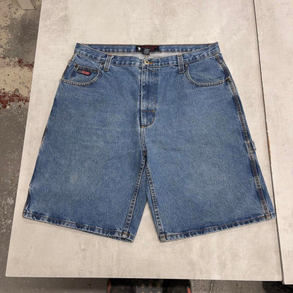 Baggy Polo Assn carpenter jorts W38 wide leg denim 90s style cargo skater shorts