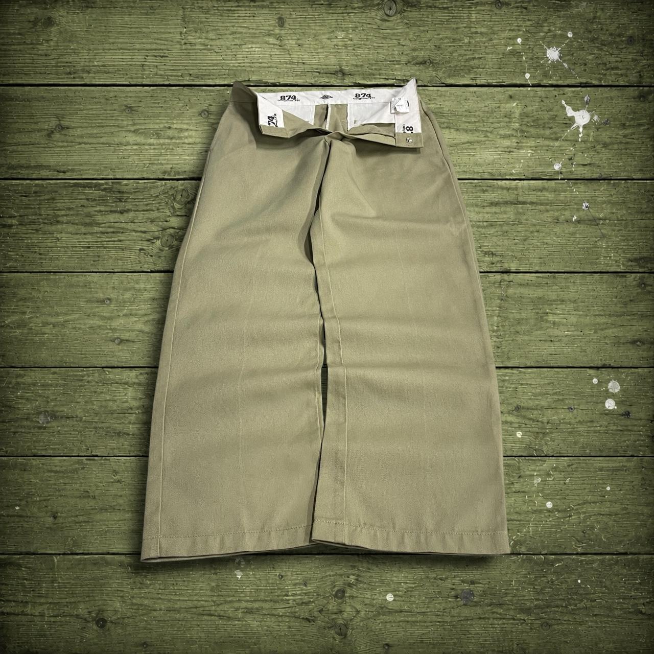 Y2K Dickies 874 work pants khaki original fit straight leg chino skater style trousers