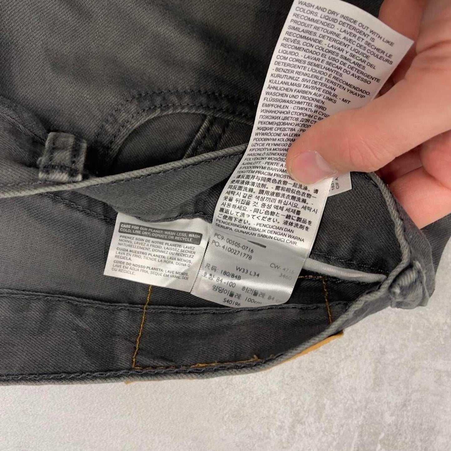 Mens Levi’s Jorts W33