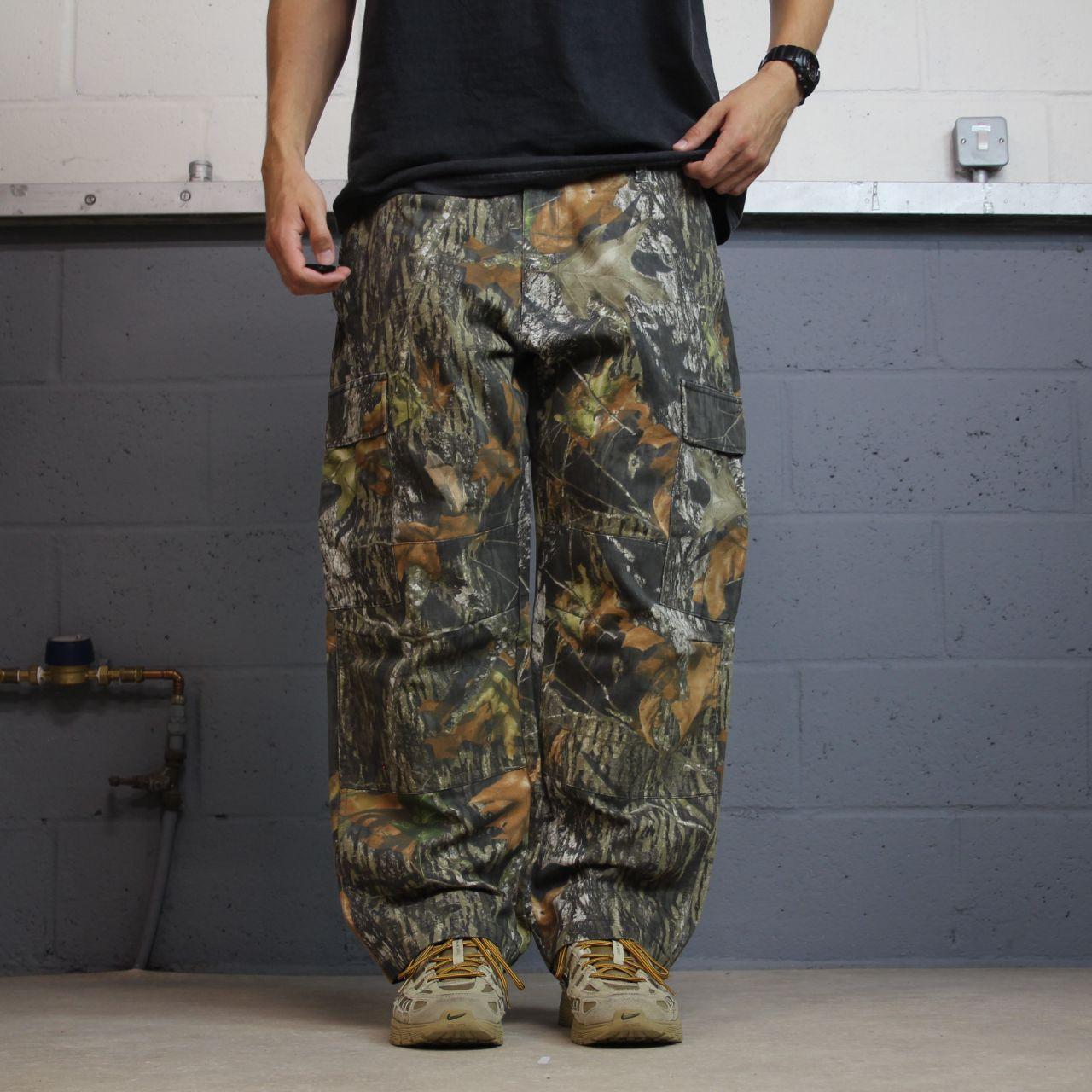 Baggy camo cargo pants y2k utility khaki Redhead camouflage hunting wide leg cargos