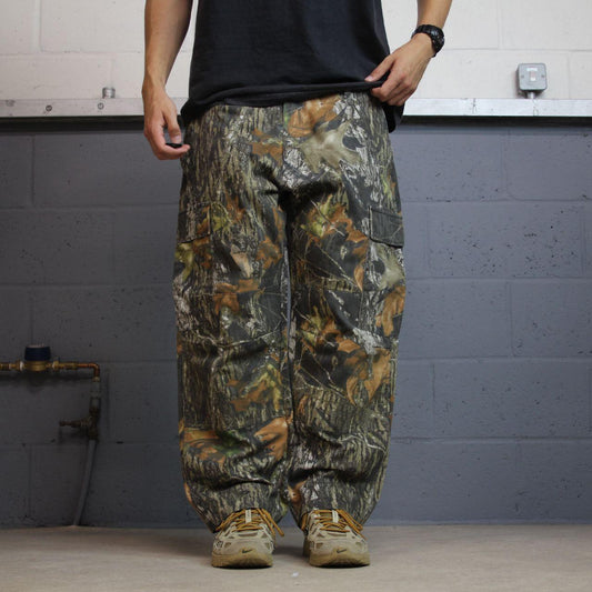 Baggy camo cargo pants y2k utility khaki Redhead camouflage hunting wide leg cargos