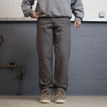 Dickies work pants slim taper grey Twill chino skate style slim trousers